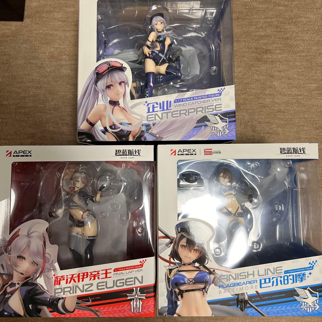 【開封品】アズールレーン APEX レースクイーンフィギュア セット