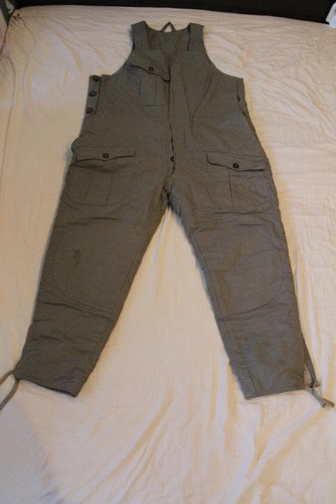 日本軍　日本陸軍　大日本帝国陸軍　軍服　第1種作業衣袴　冬衣　大號　実物