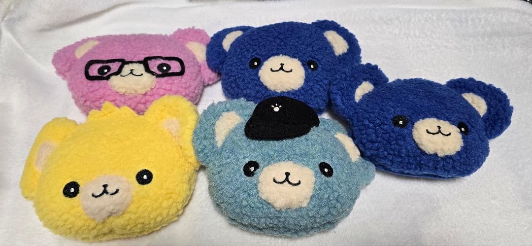 希少品!! クールドジ男子 こぐまぬいぐるみパスケースポーチ 全4種+1