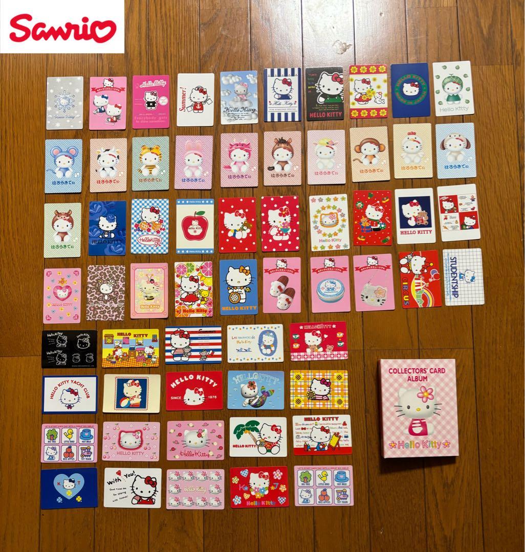 d*2様 ハローキティ コレクターズカード60枚 アルバム一冊