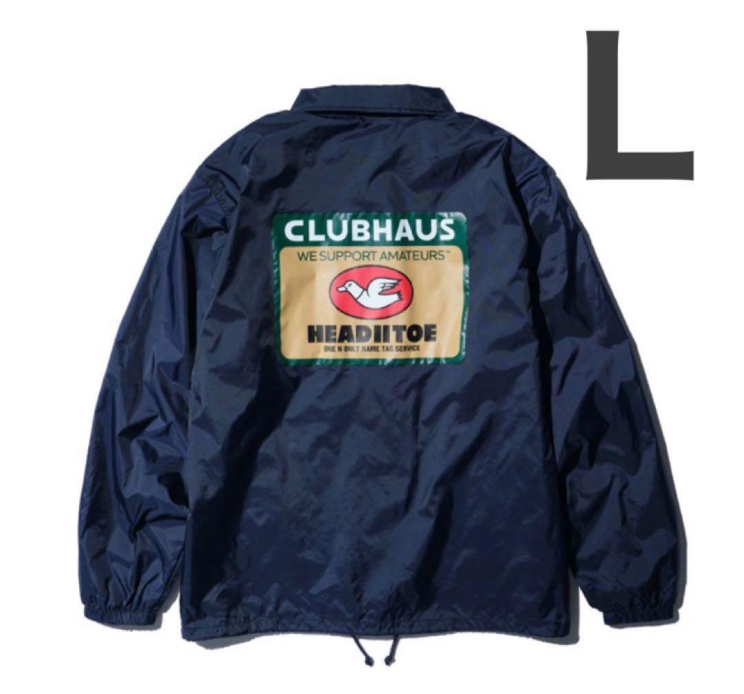 HIIT × CLUBHAUS コーチジャケット クラブハウス L ネイビー