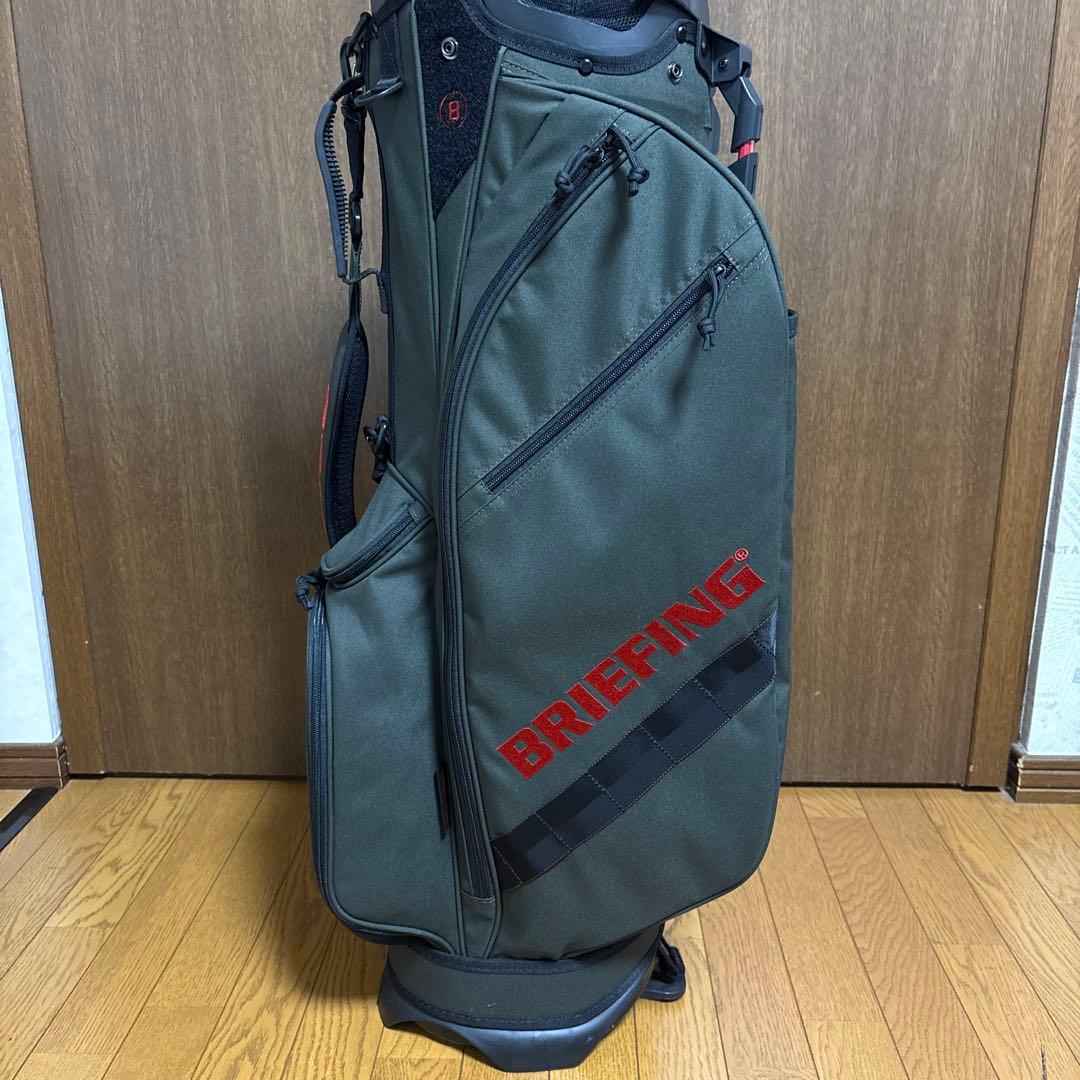 【希少カラー】BRIEFING ブリーフィング キャディバッグ スタンド付き