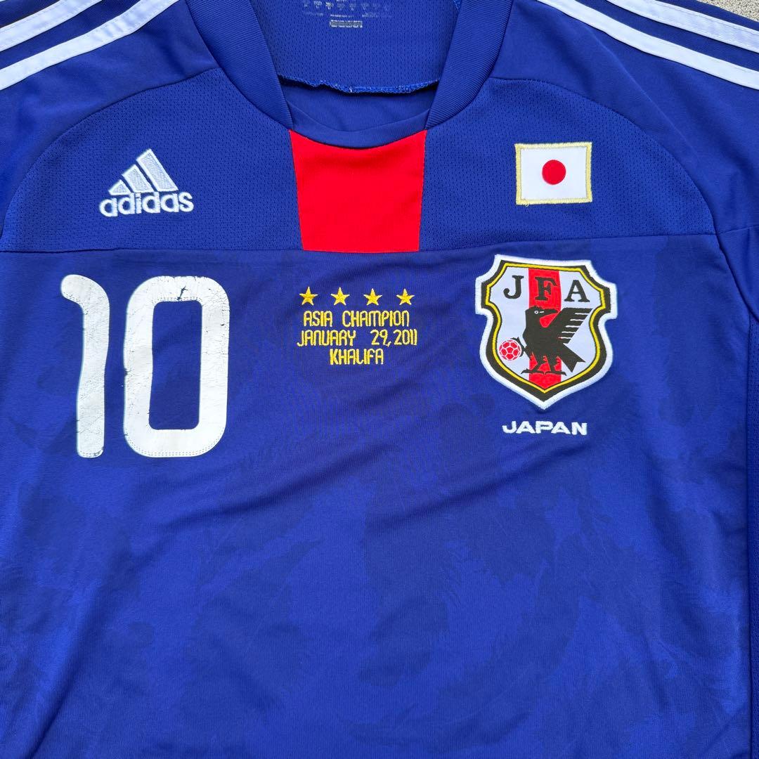 adidas 日本代表 アジアカップ優勝ユニフォーム　香川真司