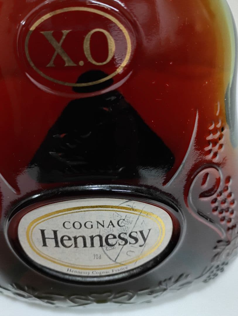 Hennessy XO コニャック未開封　金キャップ　グリーンボトル