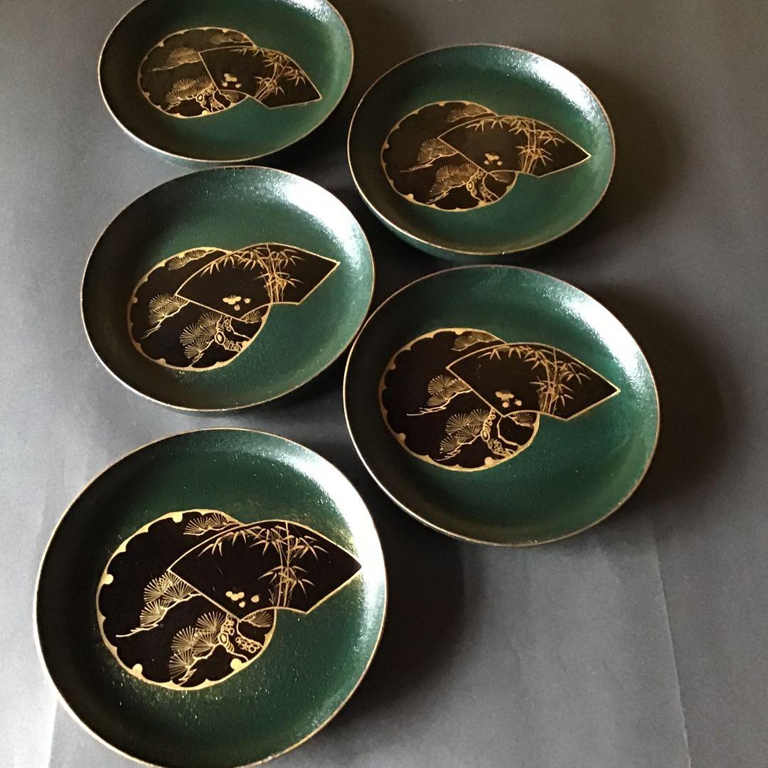 時代物　輪島塗り　松竹梅金蒔絵　明治時代　希少