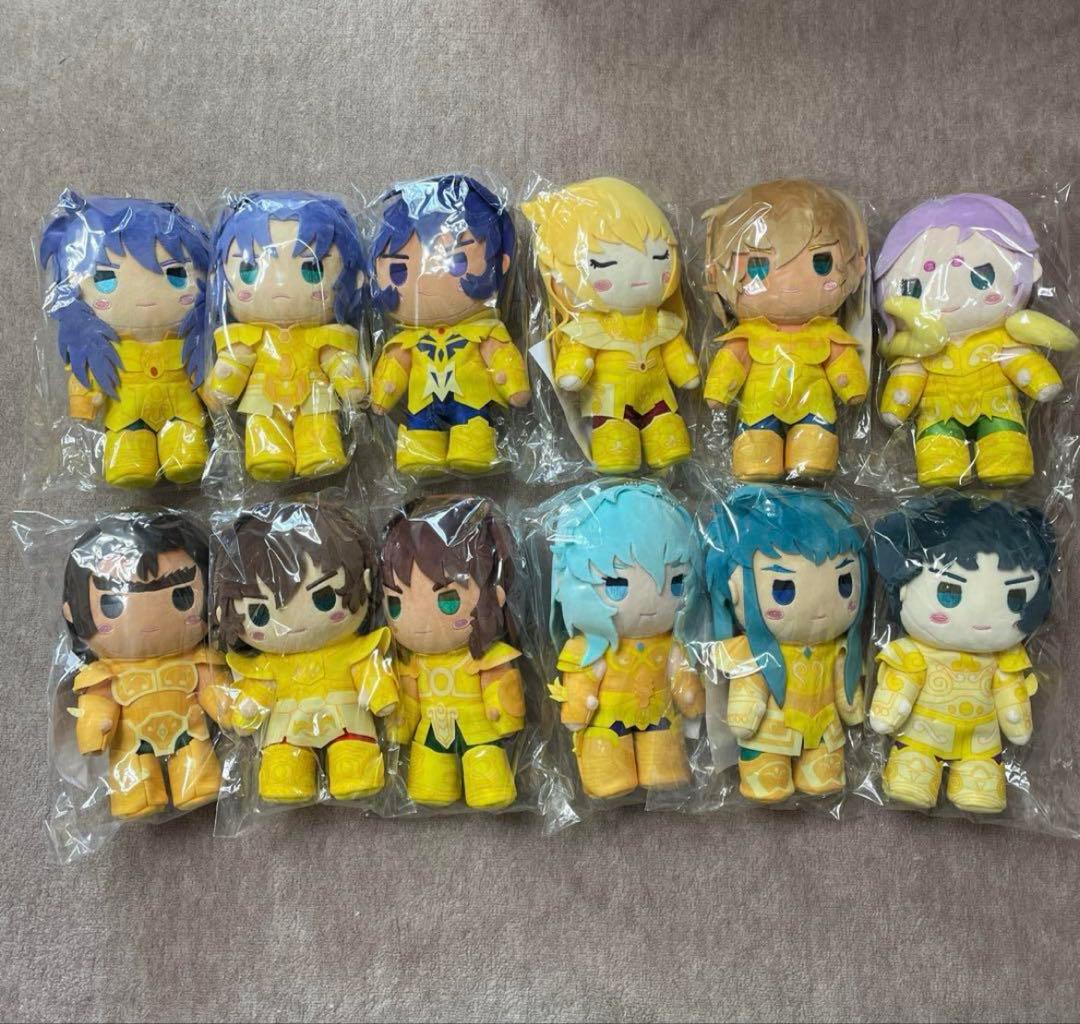 聖闘士星矢　フォルメイツ　あくちょん　ぬいぐるみ　黄金聖闘士　コンプリート