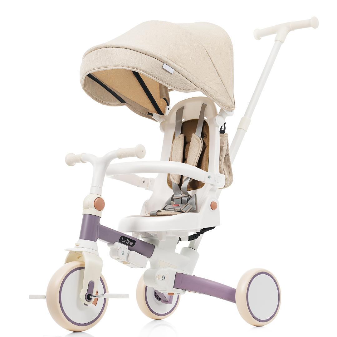 子供用三輪車 折りたたみ 手押しかじとり 7in1 7WAY 1歳 2歳 3歳