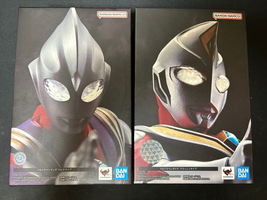 真骨彫　ウルトラマンティガ、ウルトラマンダイナ