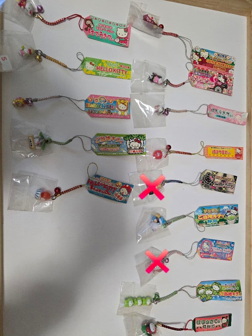 ご当地ハローキティ ストラップ　30点