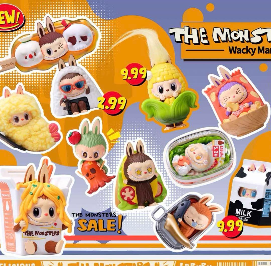 ぬいぐるみ POPMART THE MONSTER Wacky Mart