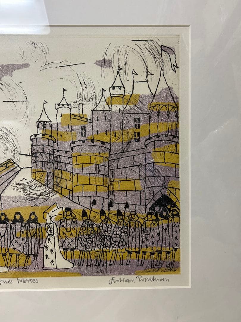 絵画 Julian Trevelyan Aigues Mortes