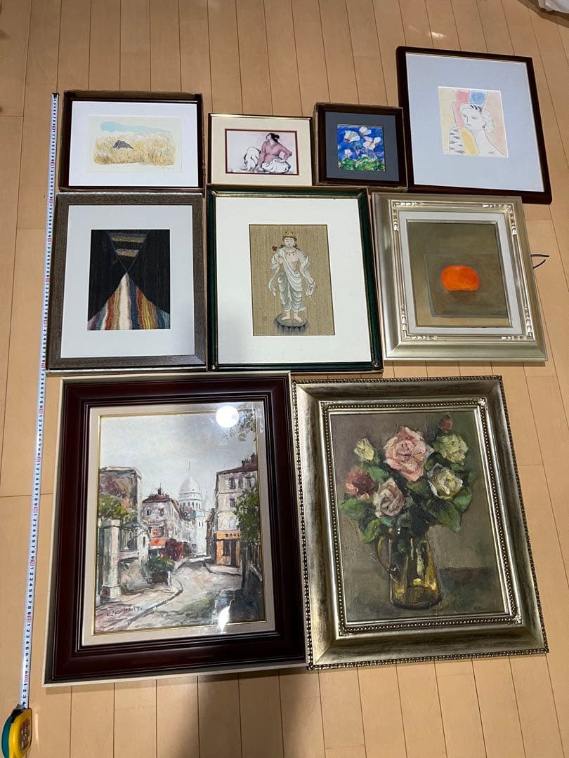 印象派風 水彩画セット 9枚セット