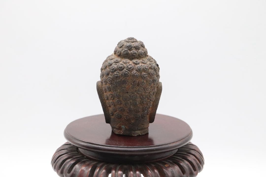 銅製　佛頭　阿弥陀如来　仏教美術　送料込み260121