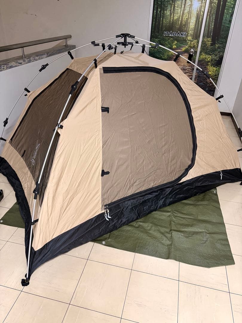 DOD カンガルーテントS コットン100%生地　グランドシート付