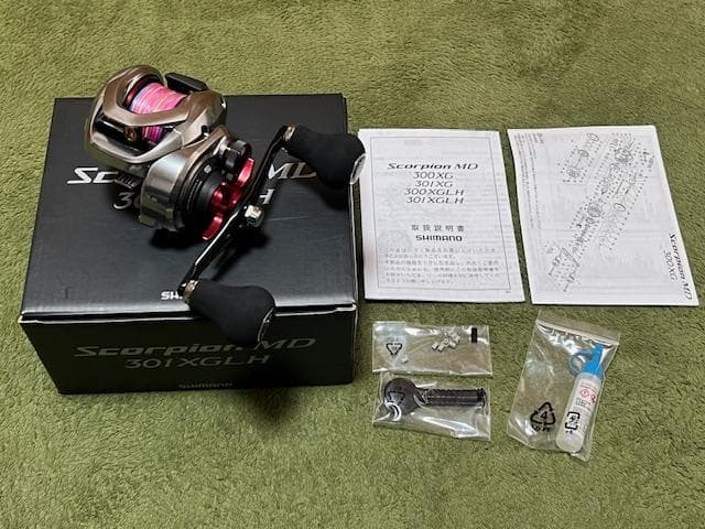 シマノ　21 スコーピオンMD 301 XGLH 左巻き