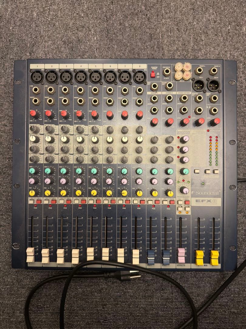 Soundcraft サウンドクラフト EFX8 アナログミキサー 12ch