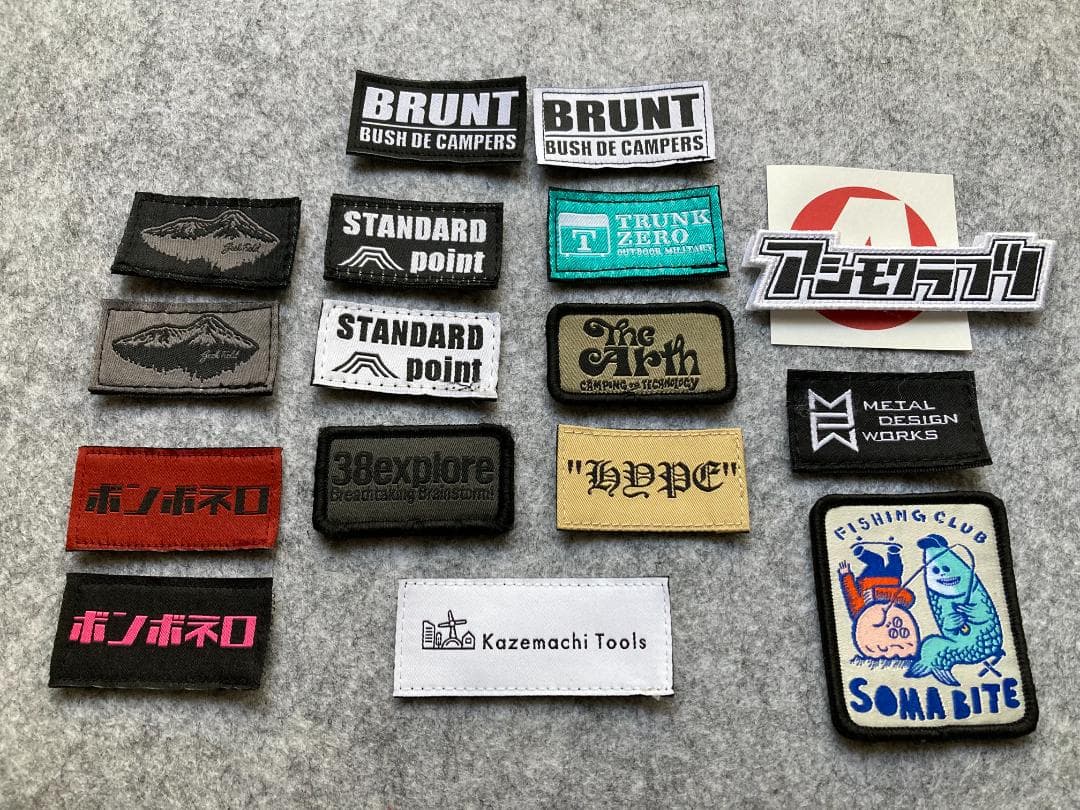 【新品/未使用】ベルクロ　レアワッペン　1６点