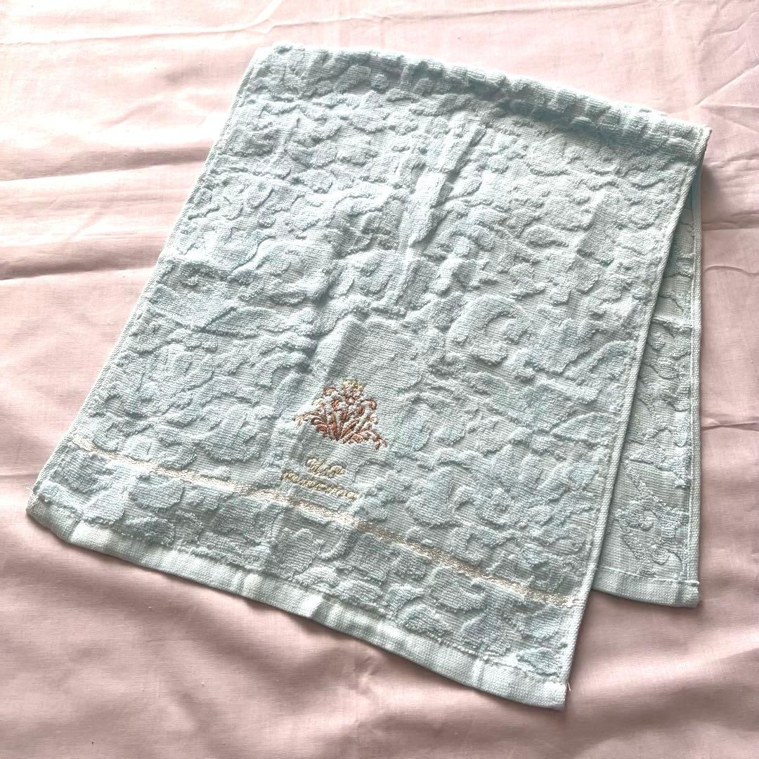 【未使用】❤️U.P renoma フェイスタオル　ブルー