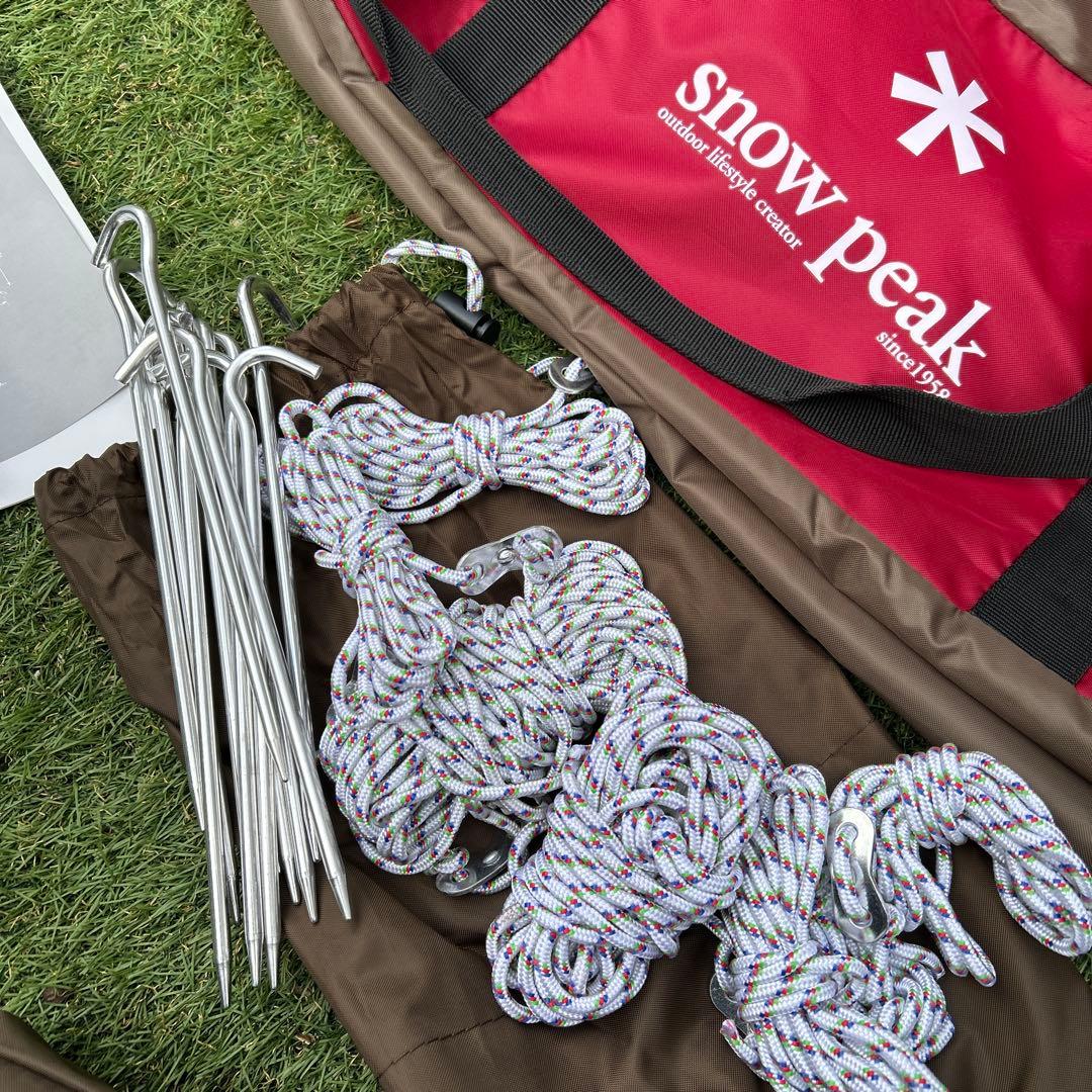 【使用回数1回】スノーピーク　ヘキサイーズ1（グランドシート付き）