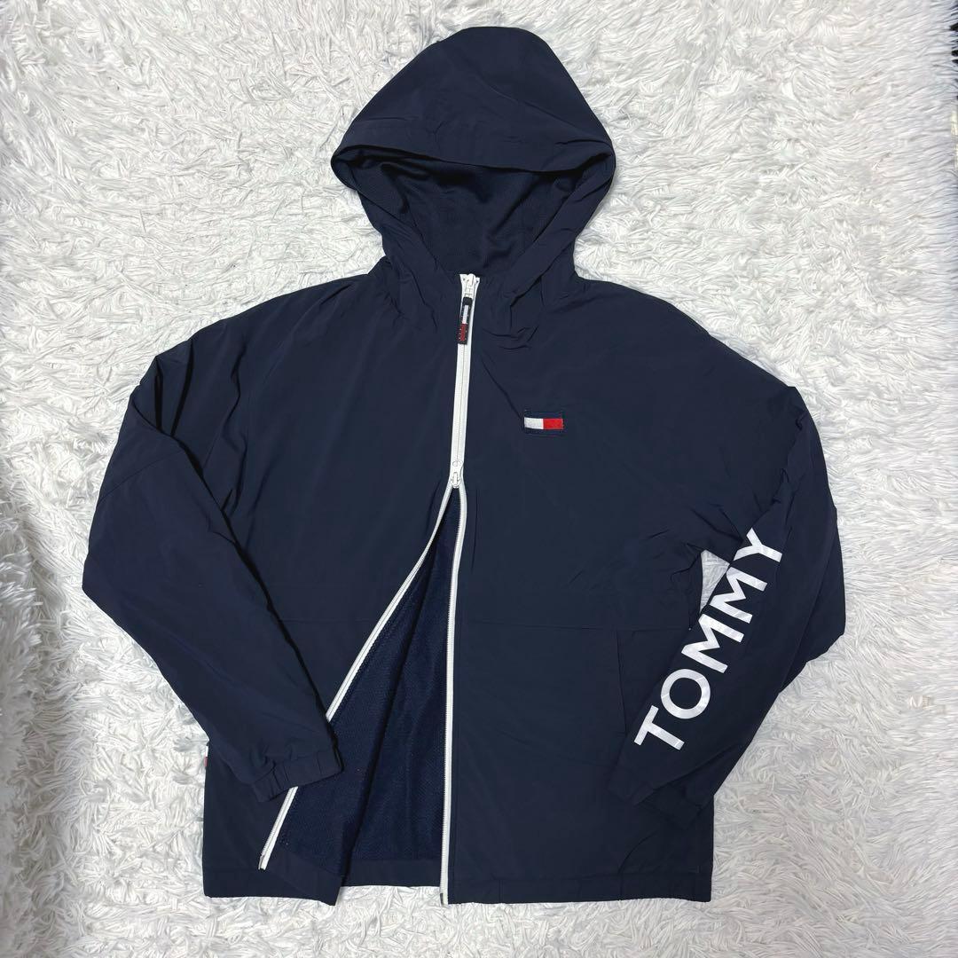 最新作 トミーヒルフィガーゴルフ ブルゾン ネイビー ナイロン パーカー