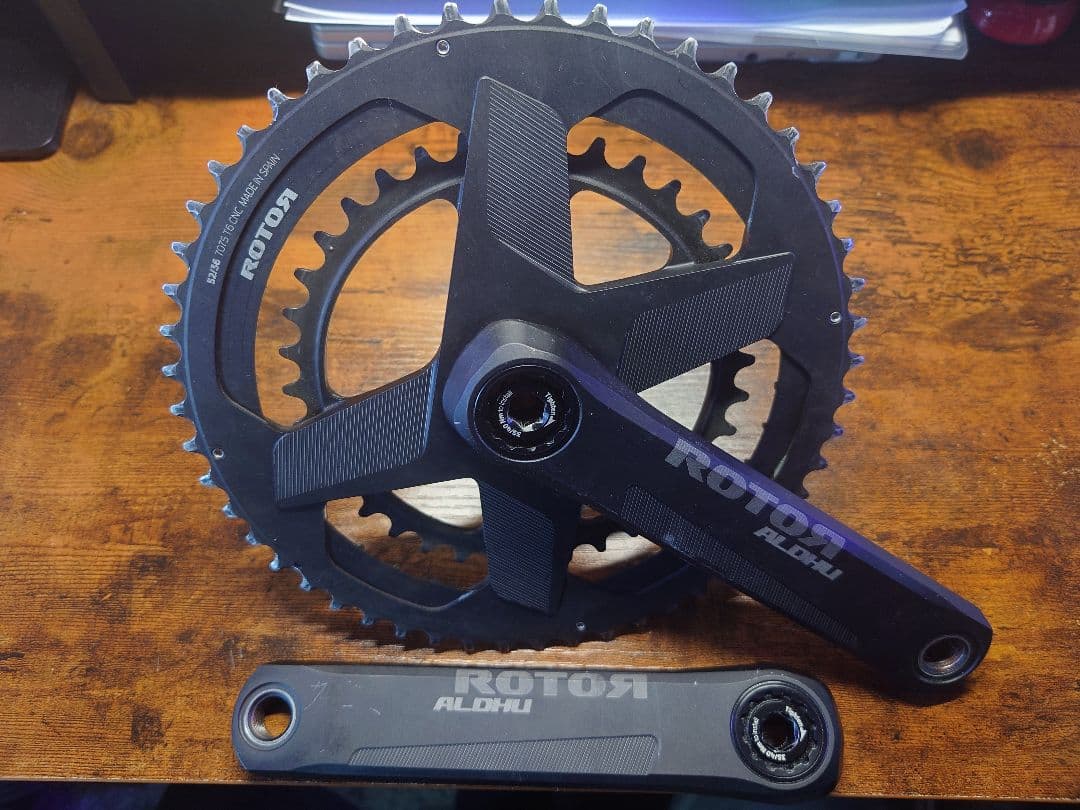 ROTOR ALDHU クランクセット 真円　52/36T　170mm