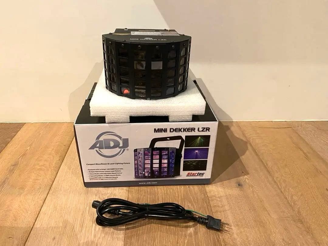 【美品】ADJ MINI DEKKER LZRムーンフラワーエフェクト レーザー