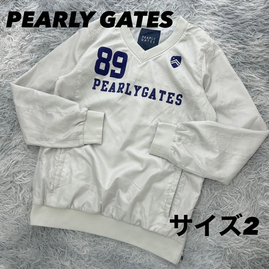 美品　パーリーゲイツ　スニード　ジャケット　プルオーバー　蓄熱　グレー　サイズ2