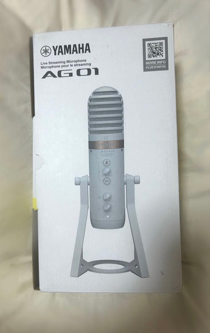 YAMAHA AG01 コンデンサーマイク ホワイト
