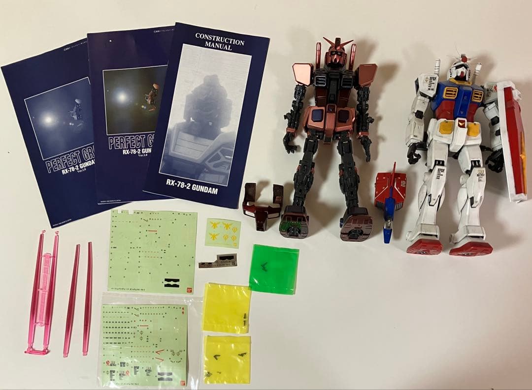 PG RX-78-2 ガンダム　1/60 RX-78/C.A　セット　J-55