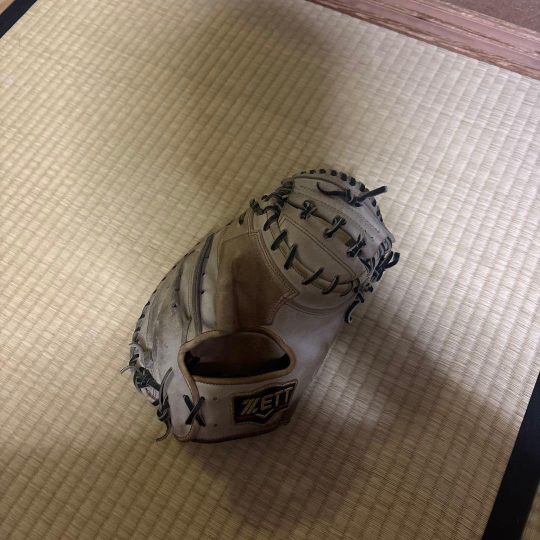 ZETT ホワイト 硬式グローブ