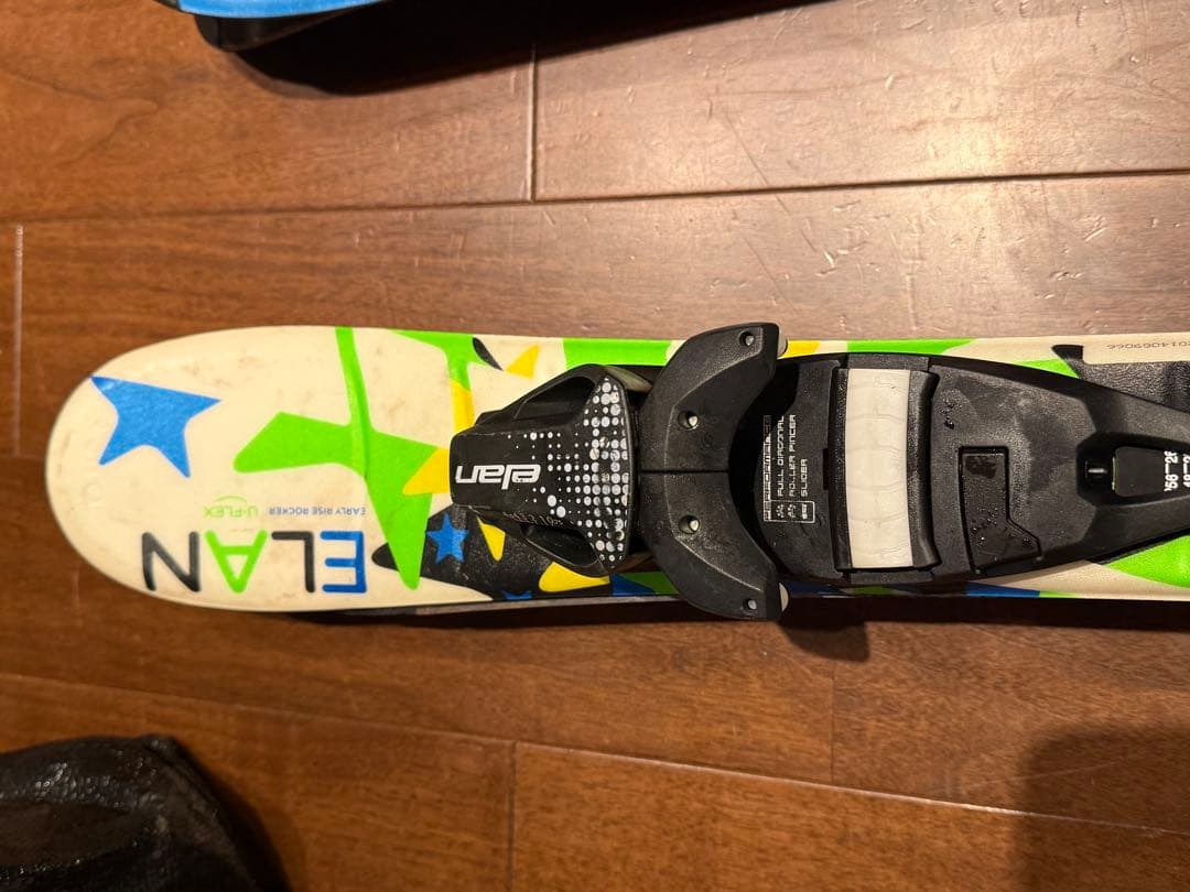 子供用スキーセット　板UFLEX STAR70とブーツ カザマSPAX 3J