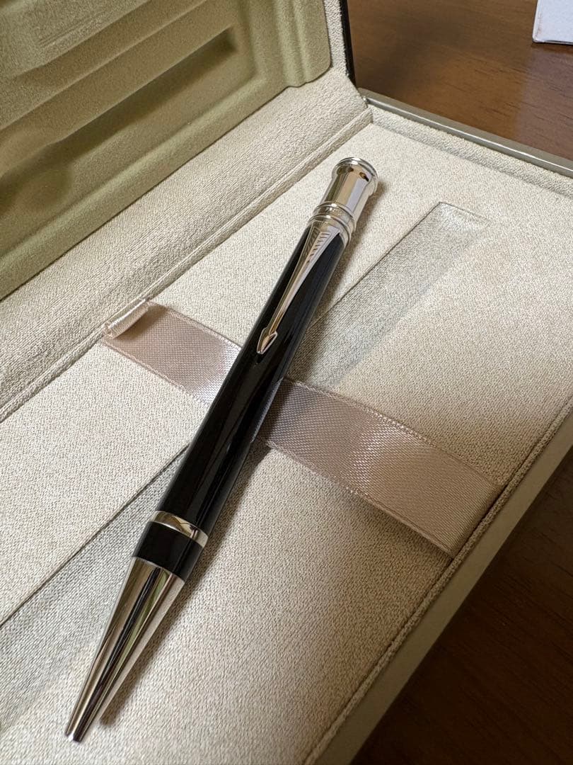 PARKER パーカー デュオフォールド 高級ボールペン ブラック×シルバー