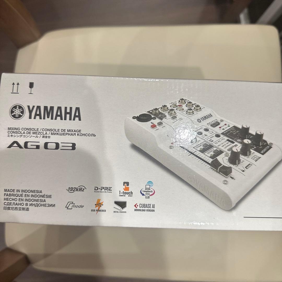 【ほぼ未使用】 YAMAHA AG03 付属品完備 美品