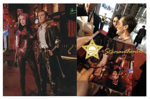 直筆サイン入り写真 ジュード・ロウ キャプテン・マーベル SA鑑定済