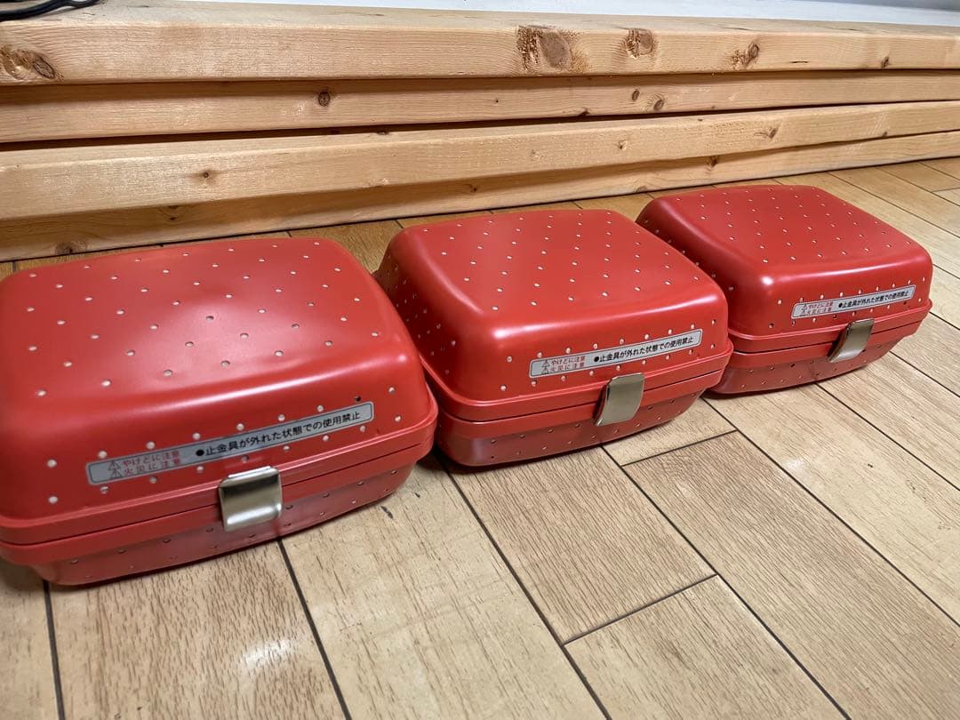 ミツウロコの豆炭アンカ３個（豆炭付き）