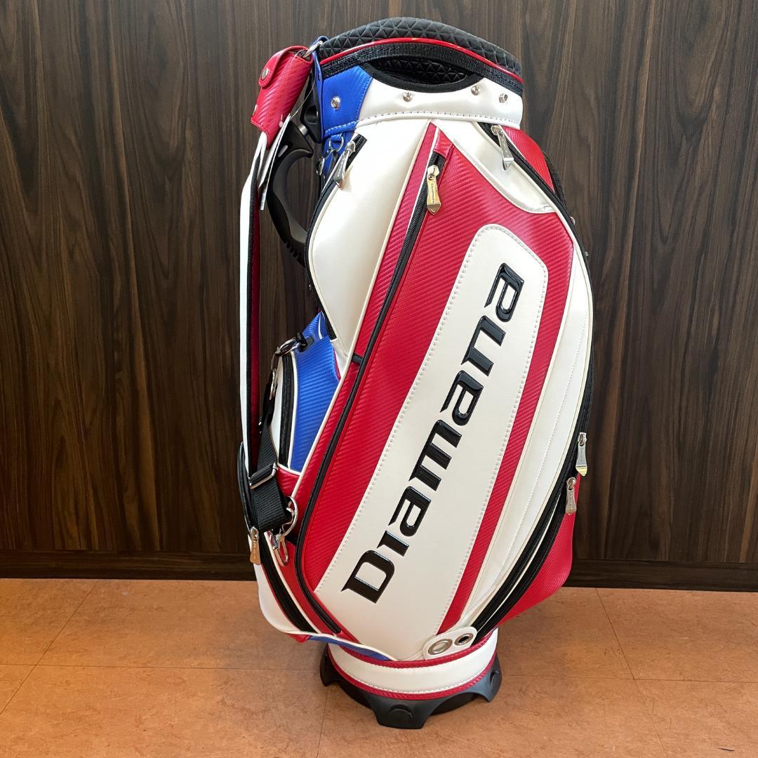 Diamana 20周年記念キャディバッグ/ブラック/トリコカラー