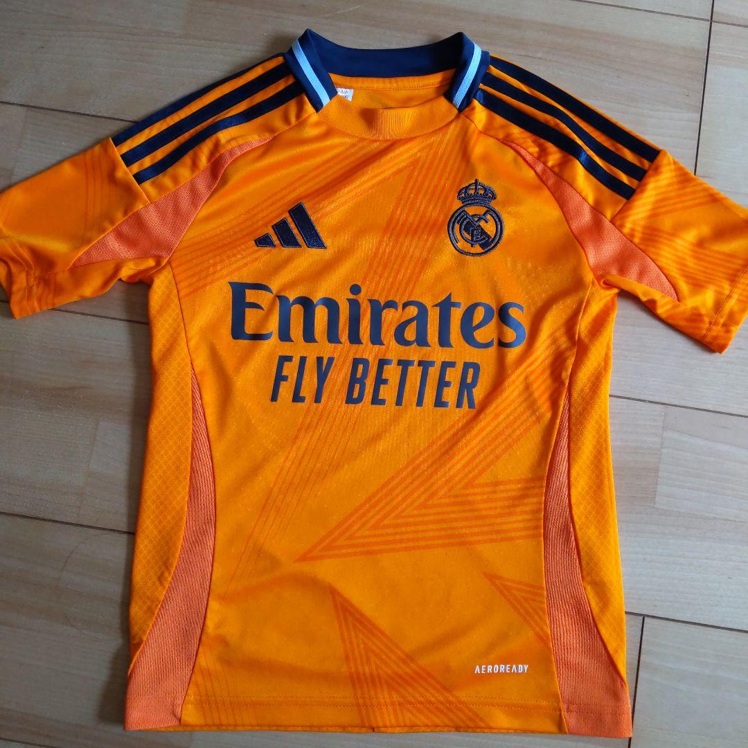 Real Madrid シャツ オレンジ 7-8Y