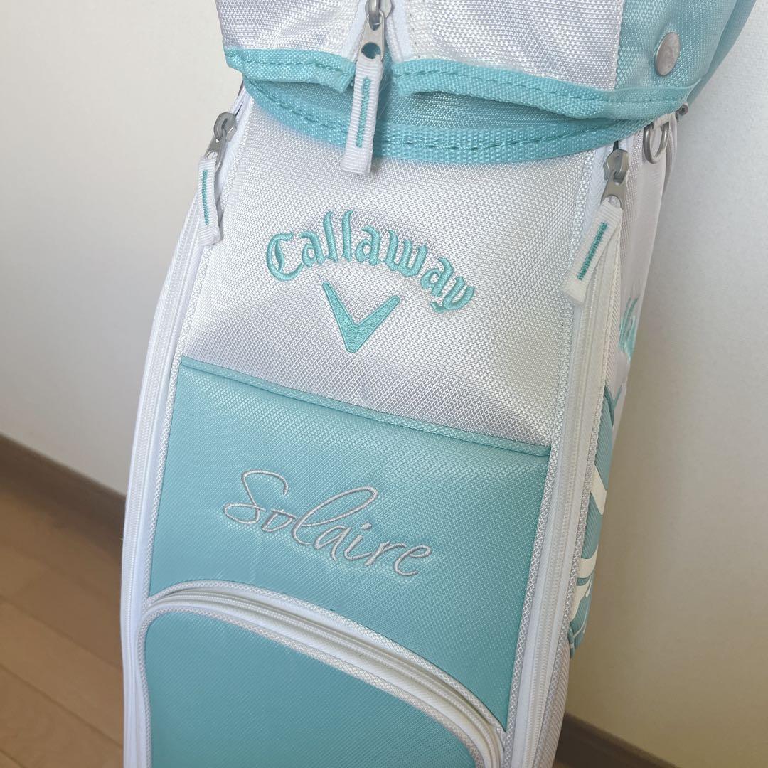K276 Callaway レディースキャディバッグ ソレイユ マリンブルー