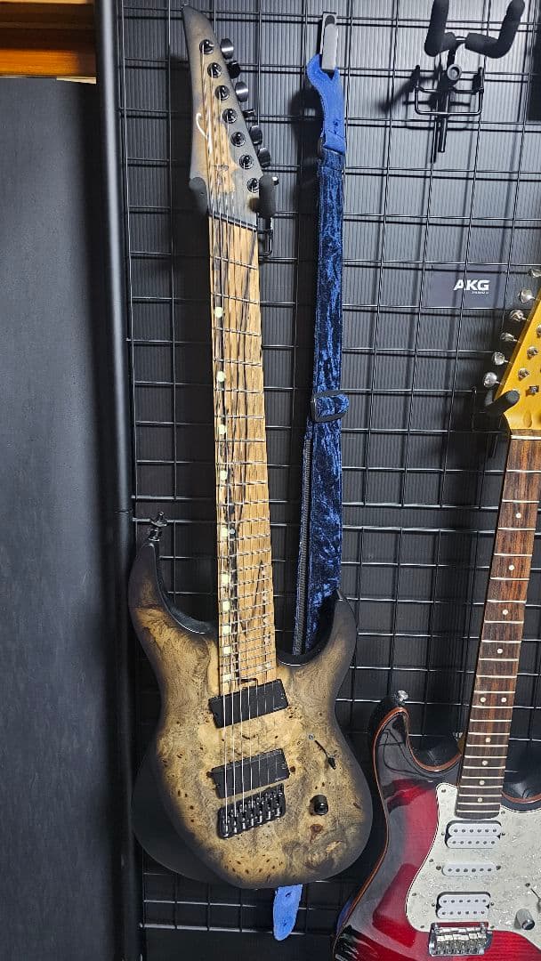 ギター Legator Ninja N7FOD Jupiter Buckeye Burl