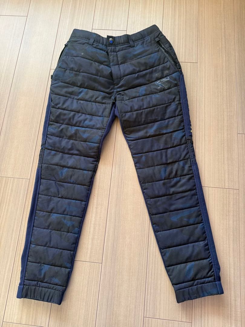 MARK&LONA ☆☆☆ダークブルー キルティングパンツ