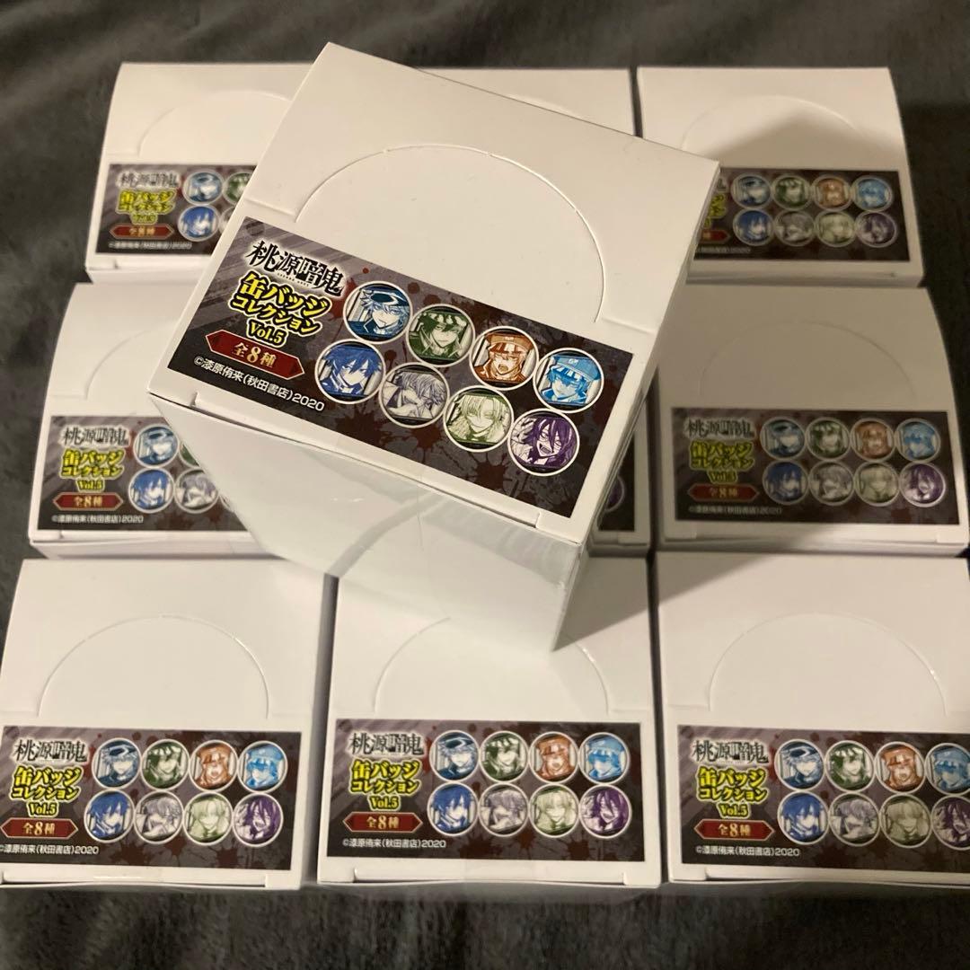 【10 BOX】　桃源暗鬼 メディコス 缶バッジコレクション Vol.5 鬼國隊