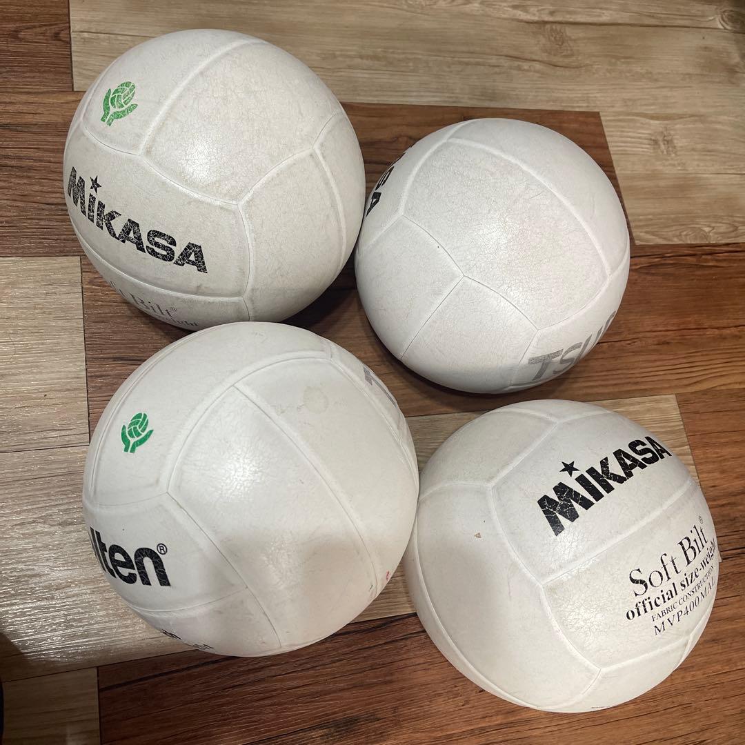 お値引き❗️Mikasa molten バレーボール 4個セット
