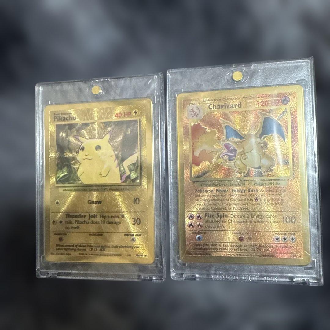 ピカチュウ　25th リザードン 25th メタルカード