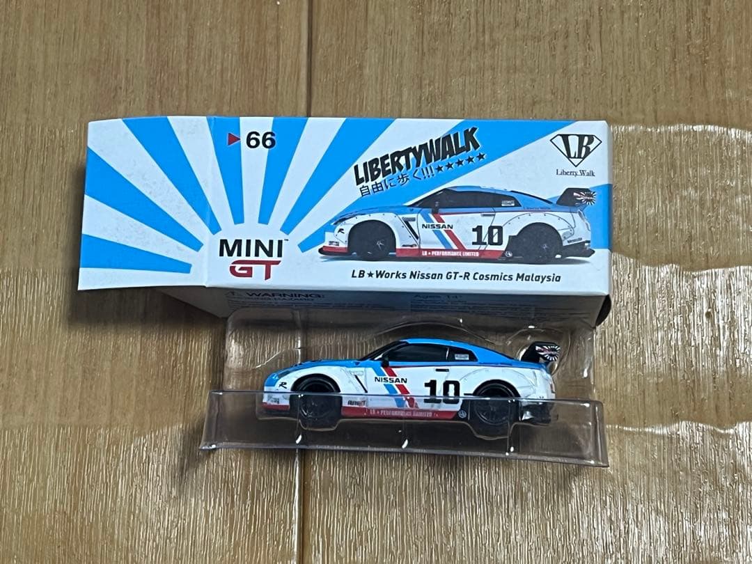 ミニカー MINIGT 66 LB WORKS GTR Cosmics Malaysia