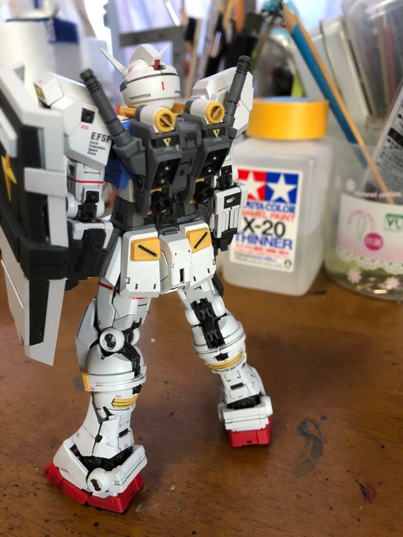 海外製プラモデル　1/144改造パーツ使用　ガンダム7号機