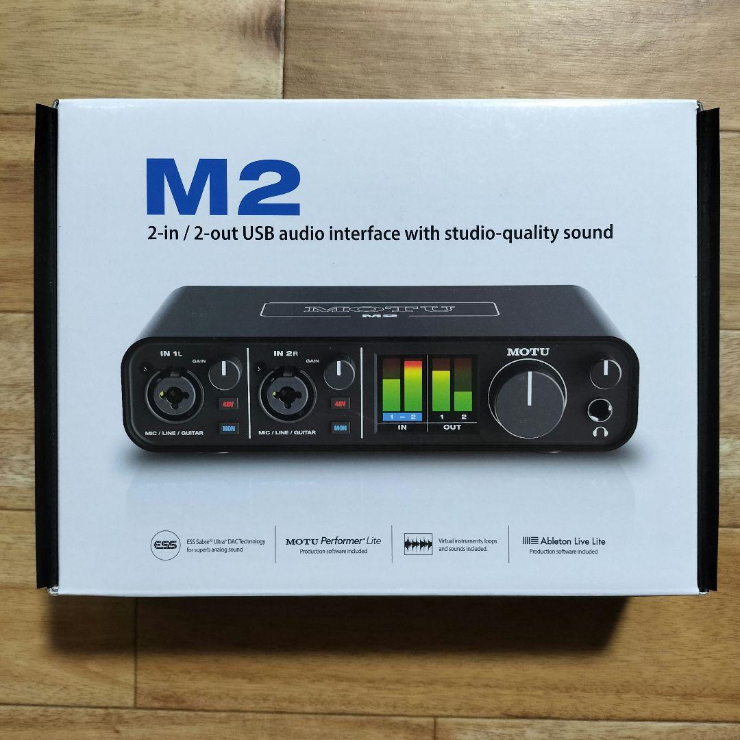 新品　MOTU M2 オーディオインターフェース