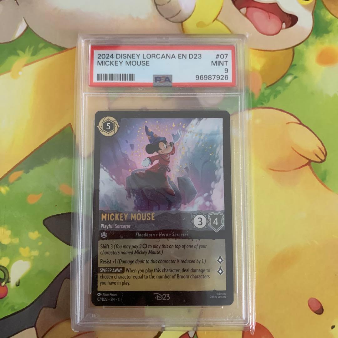 Disney ディズニー ロルカナ ミッキー / D23 限定 プロモ　psa9
