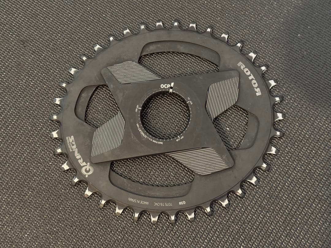 ROTOR ALDHU Q-Rings チェーンリング 38T ナローワイド