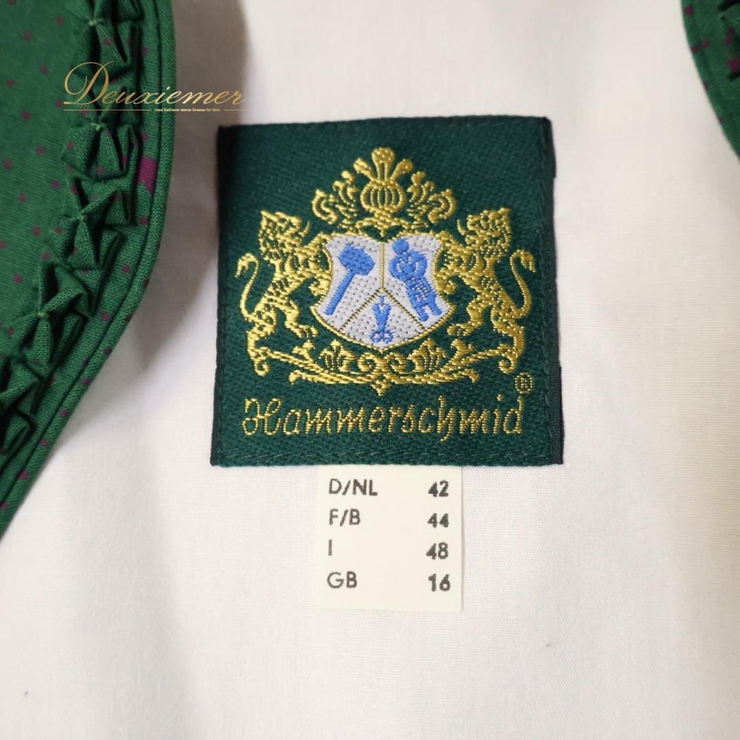 【フォークダンス衣装】ピンク Hammerschmid ワンピース ドレス 緑