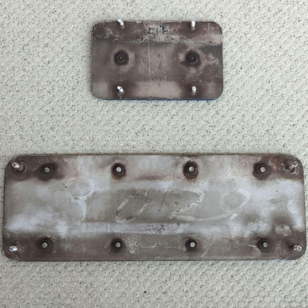 鉄道グッズ：鉄道プレート 営団地下鉄 営団3000系車番、Sマーク(実車取外品)